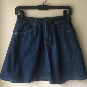 Skater Denim Forever 21 Skirt